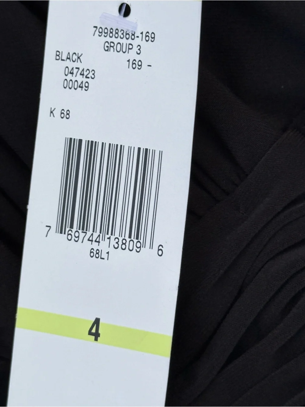 Evan Picone Black V-Neck Ruched-Waist Midi Dress - Picture 6 of 8